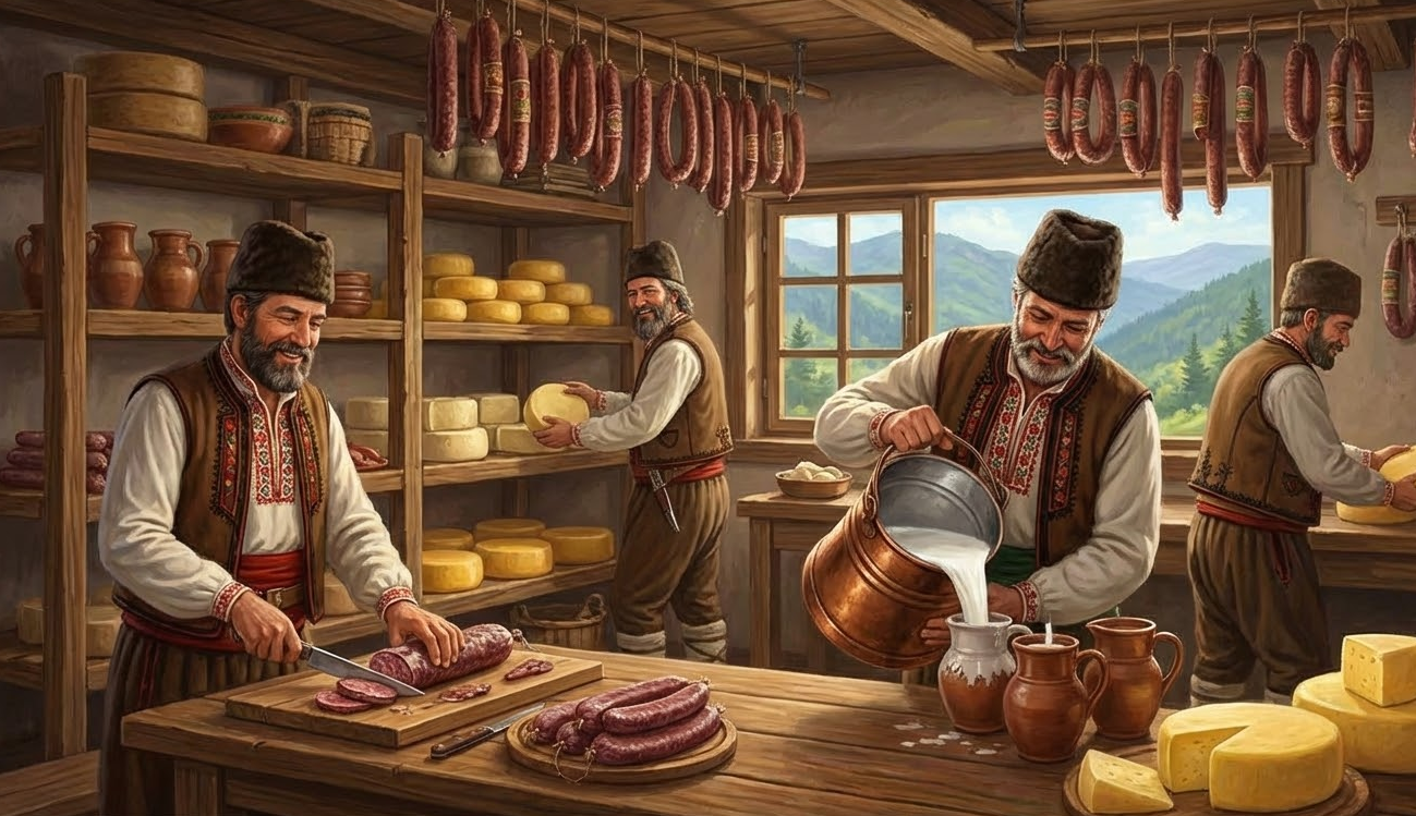 Традиционно производство на млечни и месни продукти